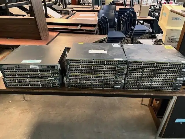 Lot of Cisco Catalyst 48 port switches 17 ct.
