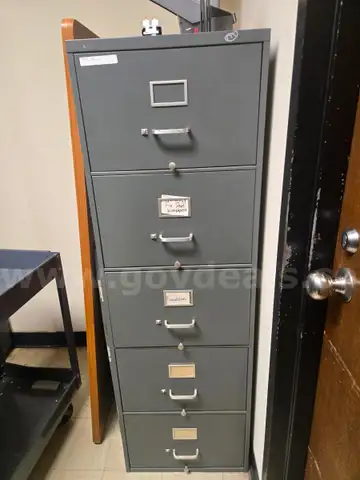 Multiple Metal Filing Cabinets