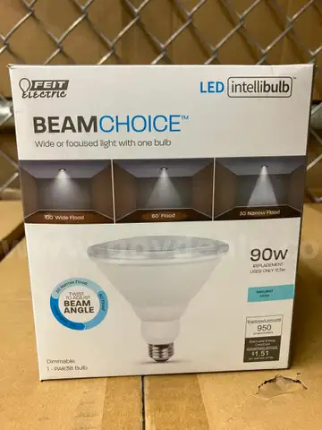7 Feit Electric LED Bulbs BeamChoice Intellibulb Dimmable Daylight 5000K