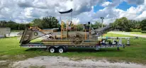 Aquatic Harvester FX-5s with Trailer and Shore Conveyor