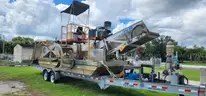 Aquatic Harvester FX-5s with Trailer and Shore Conveyor