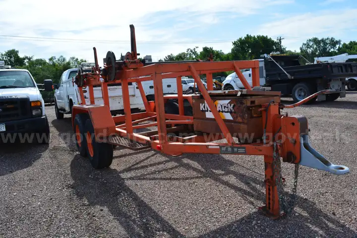1987 TSE/Pengo RC-72-44-2 Two Reel/Cable Trailer