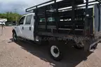 2003 Ford F350 XL SD Crew Cab 4x4 Stakebed Truck. w/Liftgate