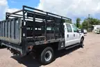 2003 Ford F350 XL SD Crew Cab 4x4 Stakebed Truck. w/Liftgate