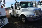 2010 International 4300 SBA 4x2 Service/Crew Truck W/Compressor & Crane