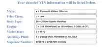 1972 Plymouth Duster ... The Dodge that drove Al Bundy to Polk High glory....