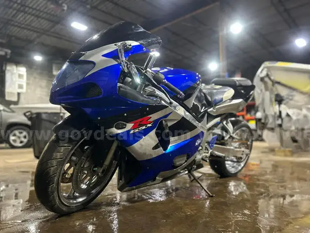 2002 Suzuki GSX-R600 Stretched Out Motorcycle