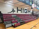Set of 5 Row Indoor Gymnasium Bleachers
