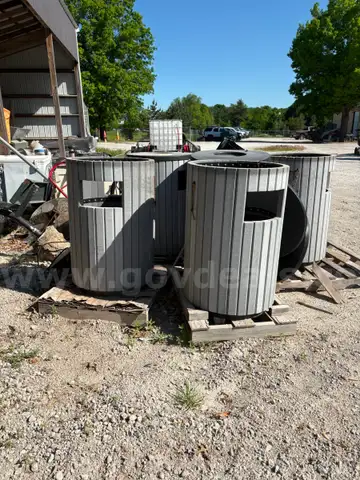 Outdoor Trash Receptacle