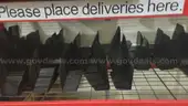 Large Lot (1260 pieces) of Black Metal Bookends with rough cork bottoms