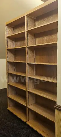 DOUBLE SIDED BOOKCASE - ITEM 1