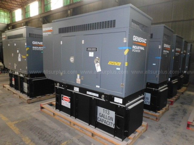 Generac 10KW SD10 Generator 2.4L Generac Diesel w 109G Usable Tank AllSurplus
