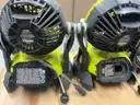 Lot of 4 Ryobi Fans