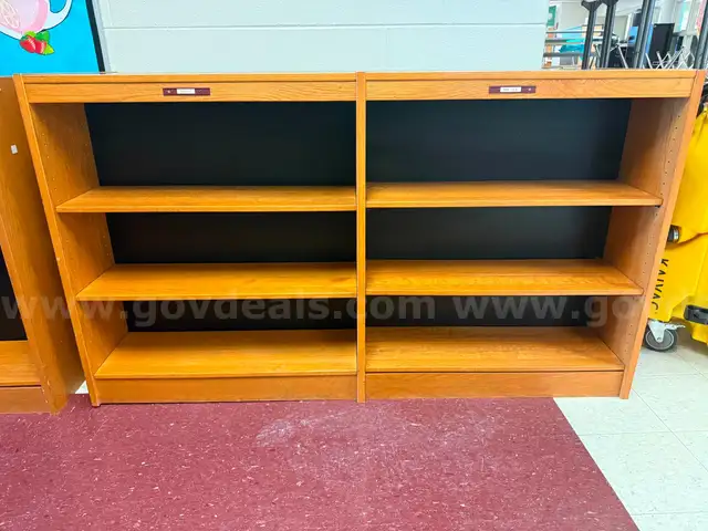 Double Sided Library Shelves