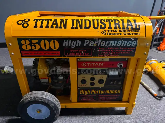 Titan 8500 Watt Generator