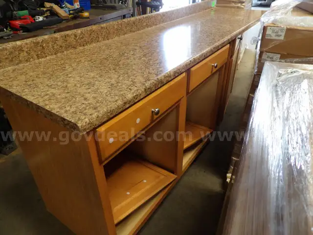 Storage Cabinets with Countertop