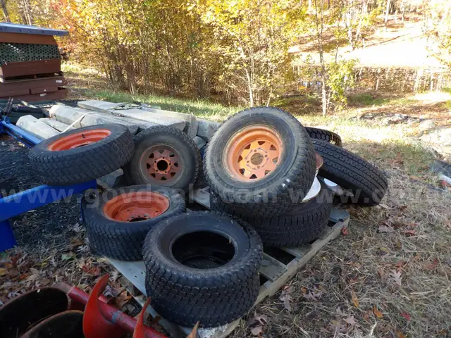 Pallet of Tires and Rims