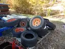 Pallet of Tires and Rims