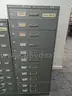 Lot of 6 metal microfilm cabinets