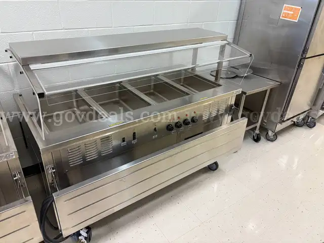 Delfield SH-4-NU 60" Shelleysteel Electric Hot Food Serving Counter