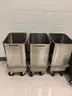 Lot of (3) Piper Products Dry Goods Storage Bins