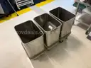 Lot of (3) Piper Products Dry Goods Storage Bins