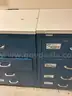 Giant Blue Laboratory Workbench Cabinet