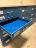 Giant Blue Laboratory Workbench Cabinet