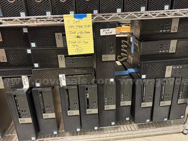 LOT OF 20 Dell OptiPlex 7040(11), 5050(1), and 7050 (7) Desktops