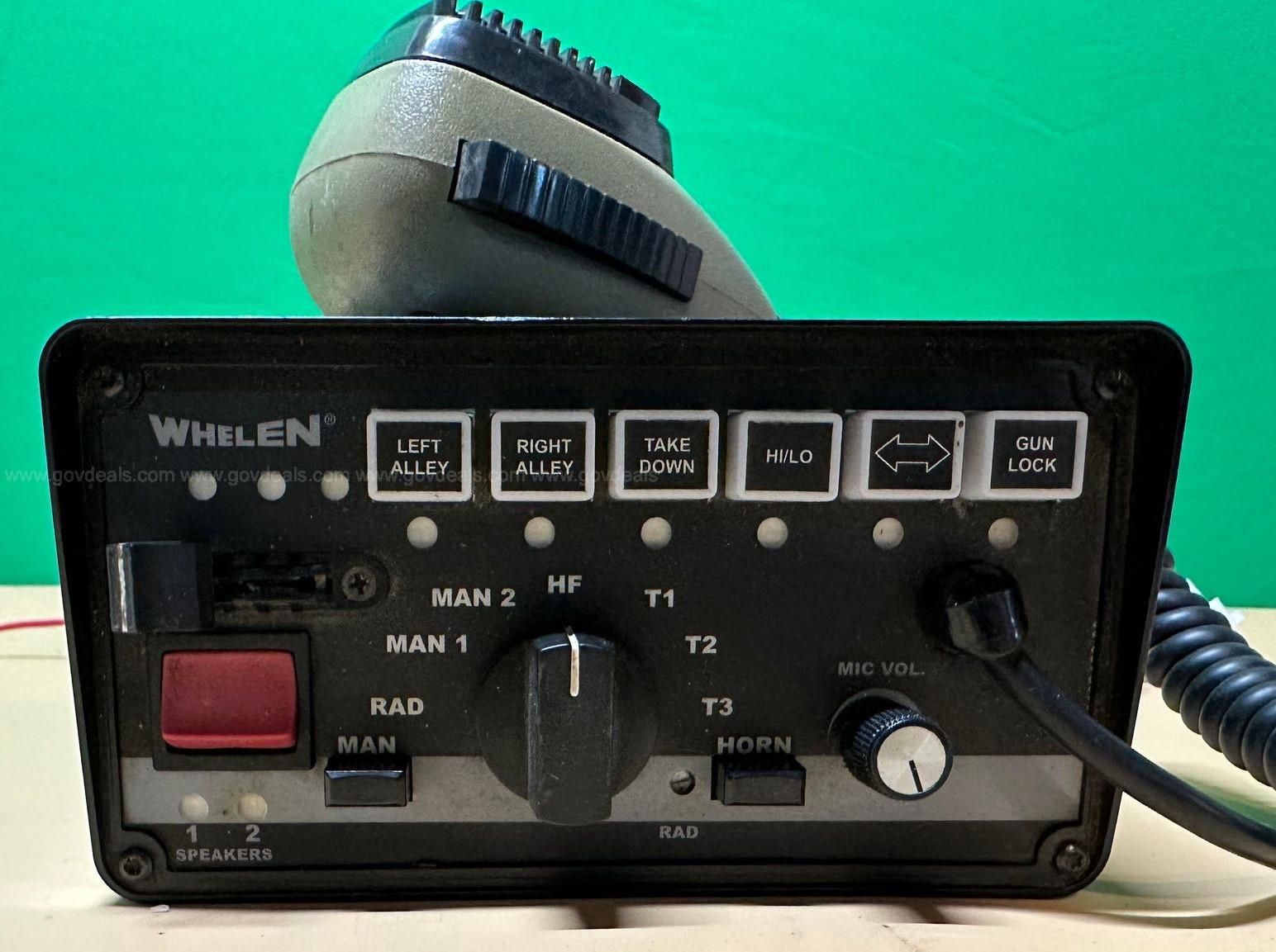 米国WHELEN 社製サイレンアンプ&ライトコントローラー付き295SLSA6 TESTED AND WORKING WHELEN 295SLSA6 SIREN / LIGHTING