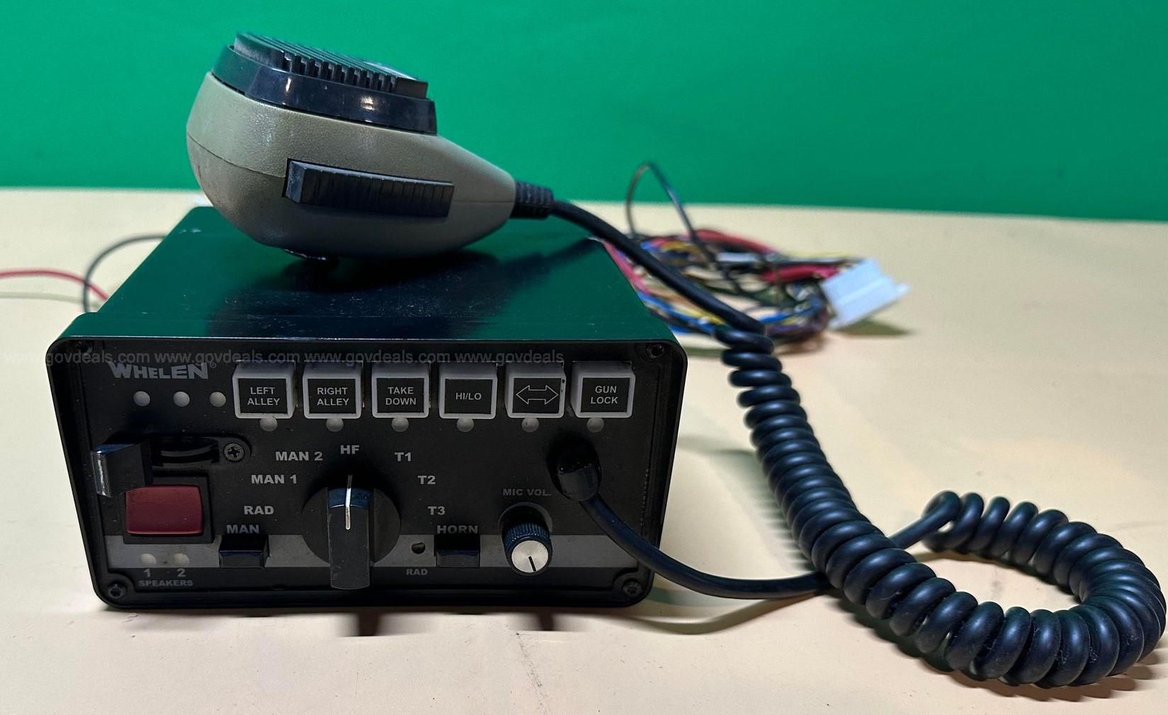 米国WHELEN 社製サイレンアンプ&ライトコントローラー付き295SLSA6 米国WHELEN 社製サイレンアンプ&ライトコントローラー付き