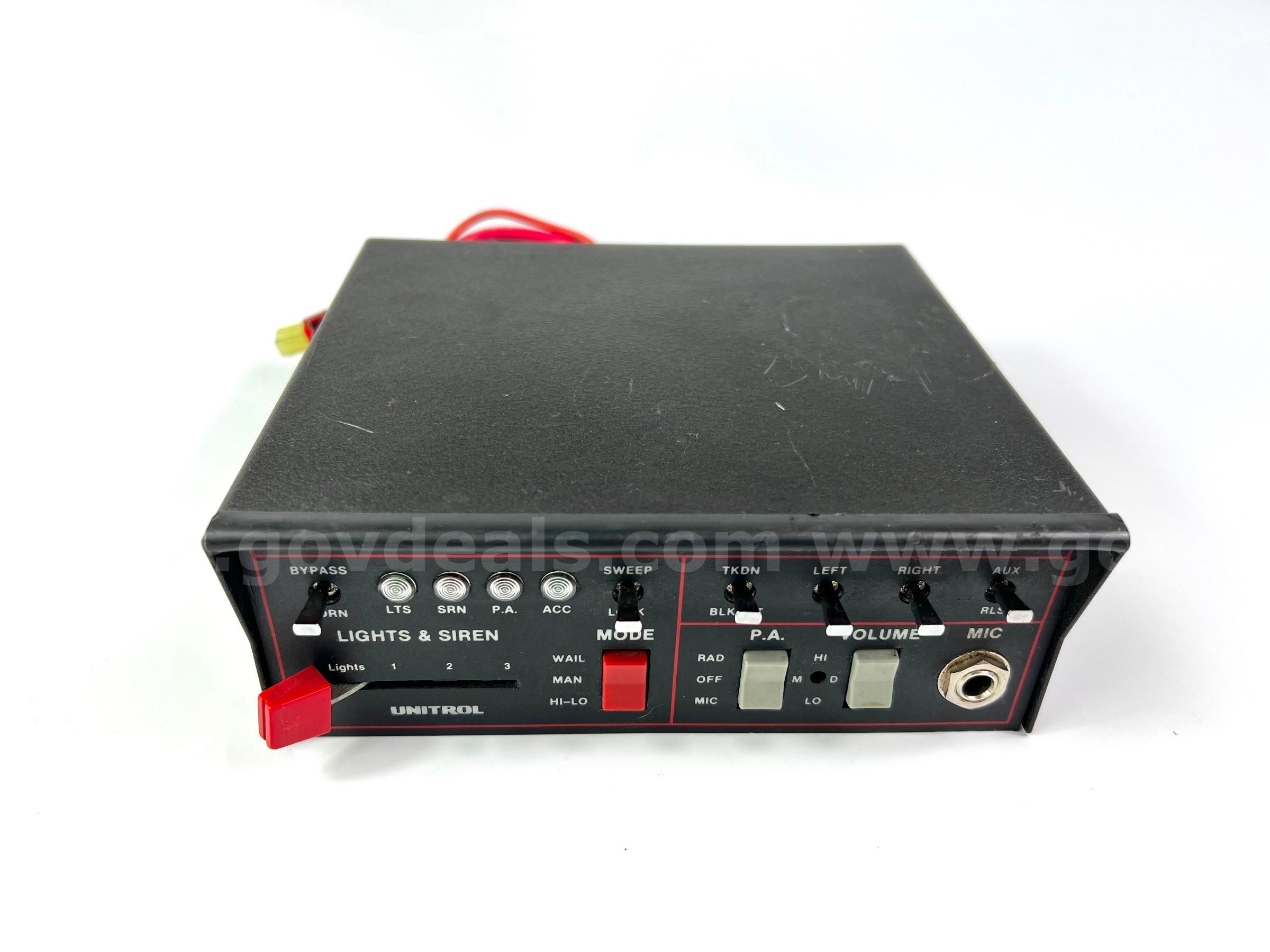 Hot Federal Signal TouchMaster Delta Siren PA Amplifier #1