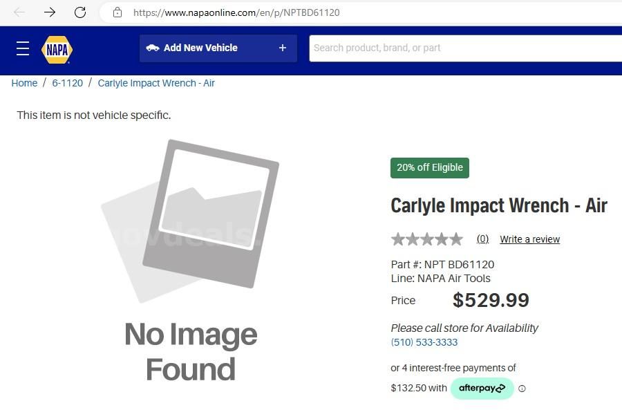 Carlyle impact online wrench