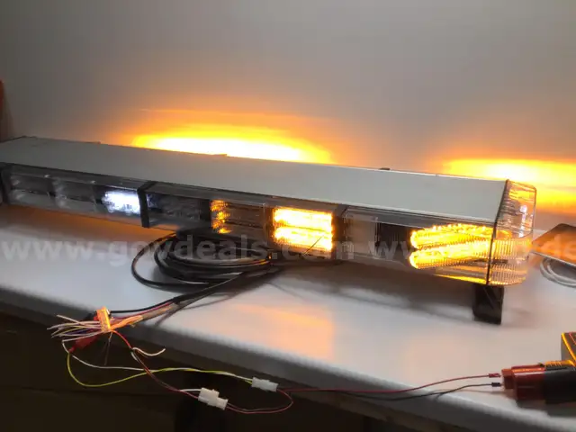55&#x22; AMBER ALL LED WHELEN FREEDOM REBUILT - WILL SHIP!!