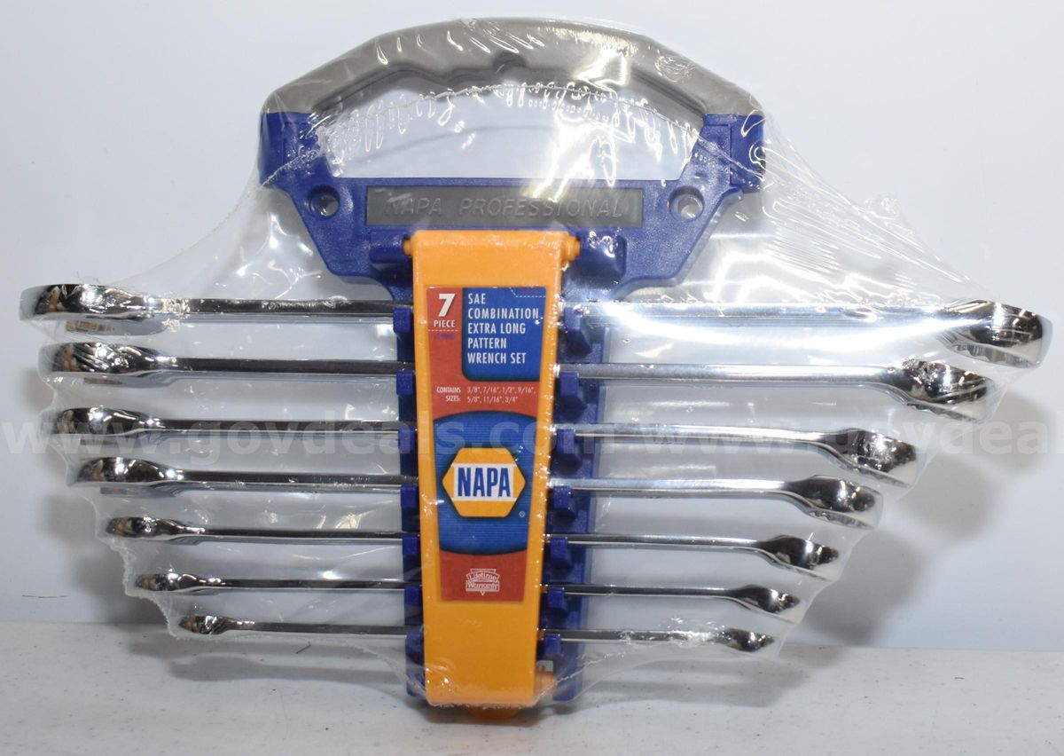 BRAND NEW SET NAPA EXTRA LONG SAE STANDARD COMBINATION WRENCHES - CAN ...