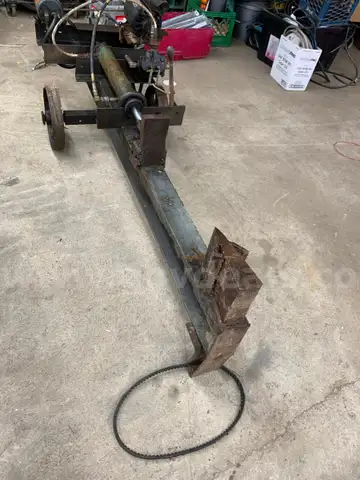 OLD HOME MADE LOG SPLITTER - LOCAL PICKUP