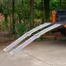 BRAND NEW PAIR ALUMINUM 1500 LB MOTORCYCLE ATV GARDEN TRACTOR LODING RAMPS - CAN SHIP!!!