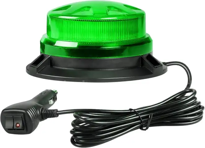 BRAND NEW GREEN MINI LED BEACON LED LIGHT MAGNET - WILL SHIP!!