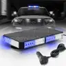 BRAND NEW BLUE / WHITE LED MAGNET MOUNT MINI LIGHT BAR LIGHTBAR FIRE EMS POLICE - CAN SHIP!!!