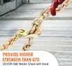 PAIR OF BRAND NEW 20 FOOT 5/16&#x22; DOT CERT BINDER / TOW CHAINS WITH HOOKS - CAN SHIP!!