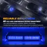 BRAND NEW BLUE LED MAGNET MOUNT MINI LIGHT BAR LIGHTBAR FIRE EMS POLICE - CAN SHIP!!!