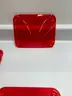 FOUR BRAND NEW RED LENSES FOR WHELEN 900 - WILL SHIP!!