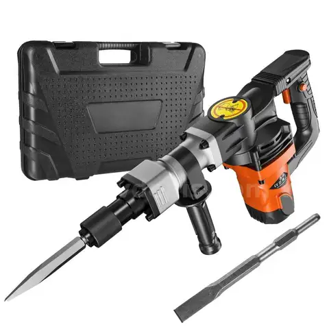 BRAND NEW COMPACT DEMO DEMOLITION JACK HAMMER WITH BITS &#x26; CARRY CASE - CAN SHIP!!