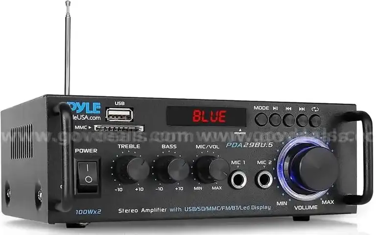 BRAND NEW PYLE 200 WATT STEREO AMPLIFIER WITH BLUETOOTH - CAN SHIP!!!