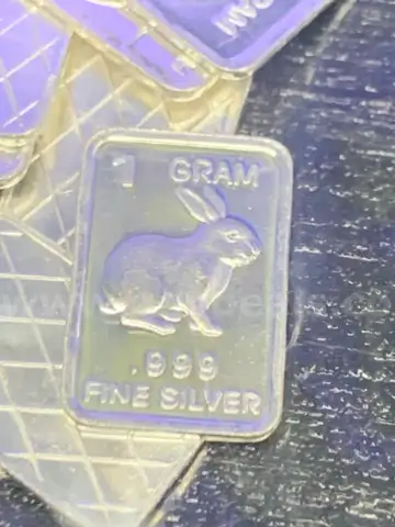 LOT OF 10 1G 0.999 FINE PURE SILVER BARS/ INGOTS - WILL SHIP!! MAINE