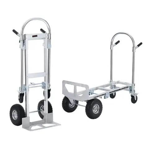 BRAND NEW HEAVY DUTY ALUMINUM COMMERCIAL FOLDING HAND TRUCK DOLLY - CAN SHIP!!!