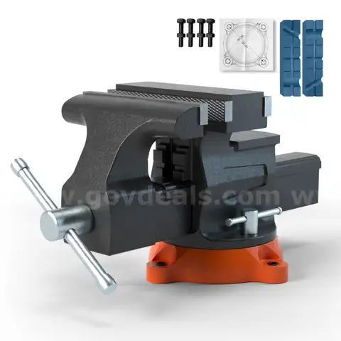 BRAND NEW HEAVY DUTY LARGE 6 1/2 INCH MULTI PURPOSE VISE WITH SWIVEL BASE - CAN SHIP!!!