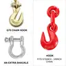 SET OF 4 BRAND NEW 9,000+ LB LOAD BINDERS WITH CHAINS - CAN SHIP!!
