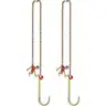 PAIR OF BRAND NEW TOW TRUCK FLATBED ROLLBACK J HOOKS BRIDLE T R MINI J - CAN SHIP!!