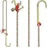 PAIR OF BRAND NEW TOW TRUCK FLATBED ROLLBACK J HOOKS BRIDLE T R MINI J - CAN SHIP!!
